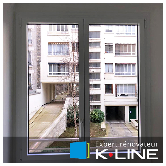 Pose de fenêtres en aluminium KLINE dans les Hauts-de-Seine et Paris - La Fermeture Parisienne
